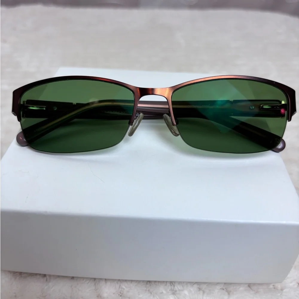 Banana Republic Bronze Half-Rim Sunglasses